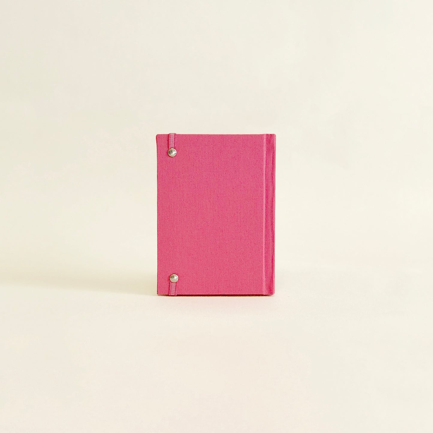 Carnet de notes marbré - toile rose