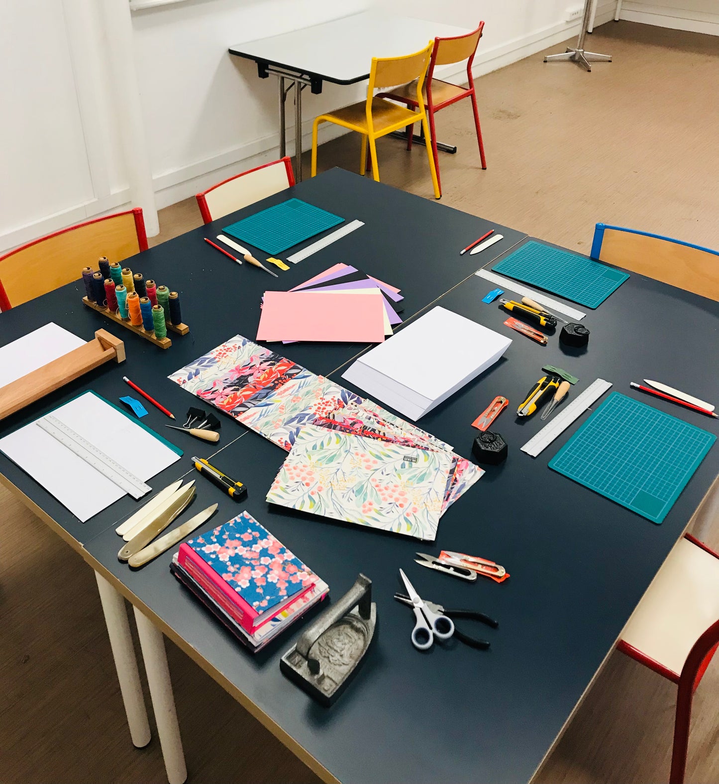 Ateliers créatifs autour de la reliure