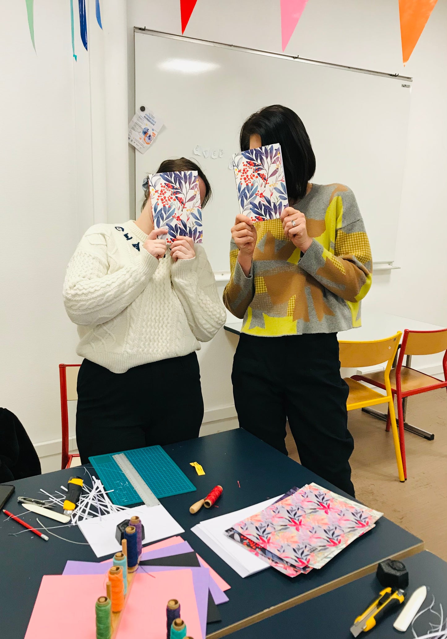 Ateliers créatifs autour de la reliure