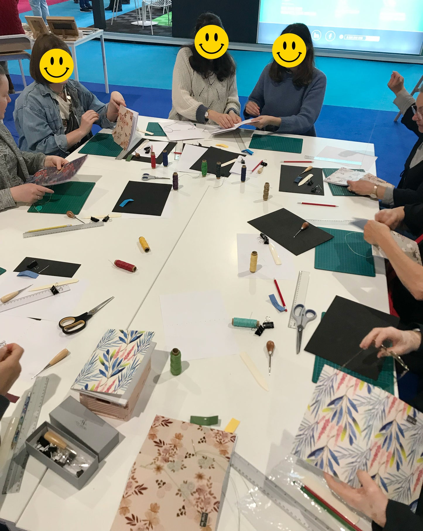 Ateliers créatifs autour de la reliure