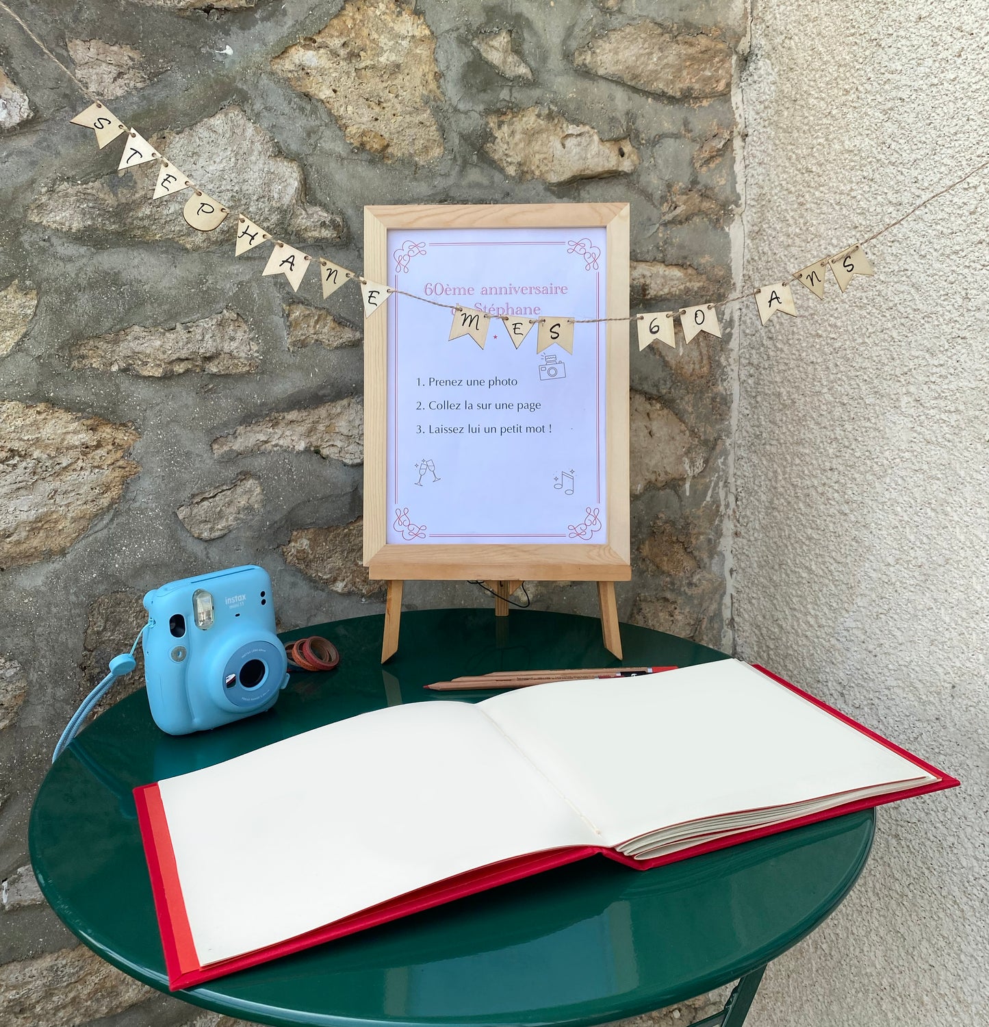Livre d'or + impression dorure à chaud