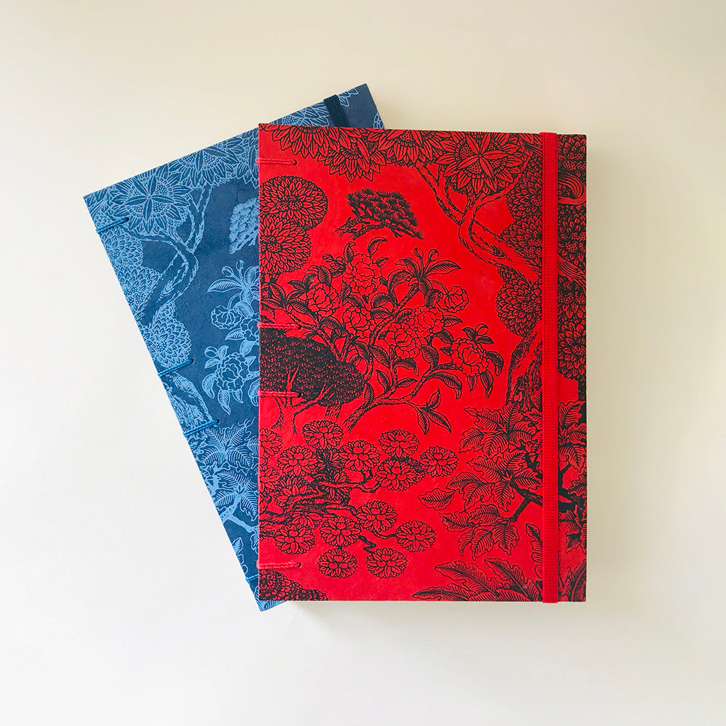 Carnet artisanal en papier népalais