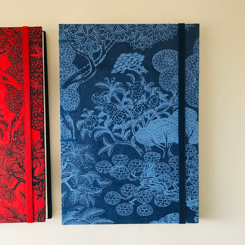Carnet artisanal en papier népalais