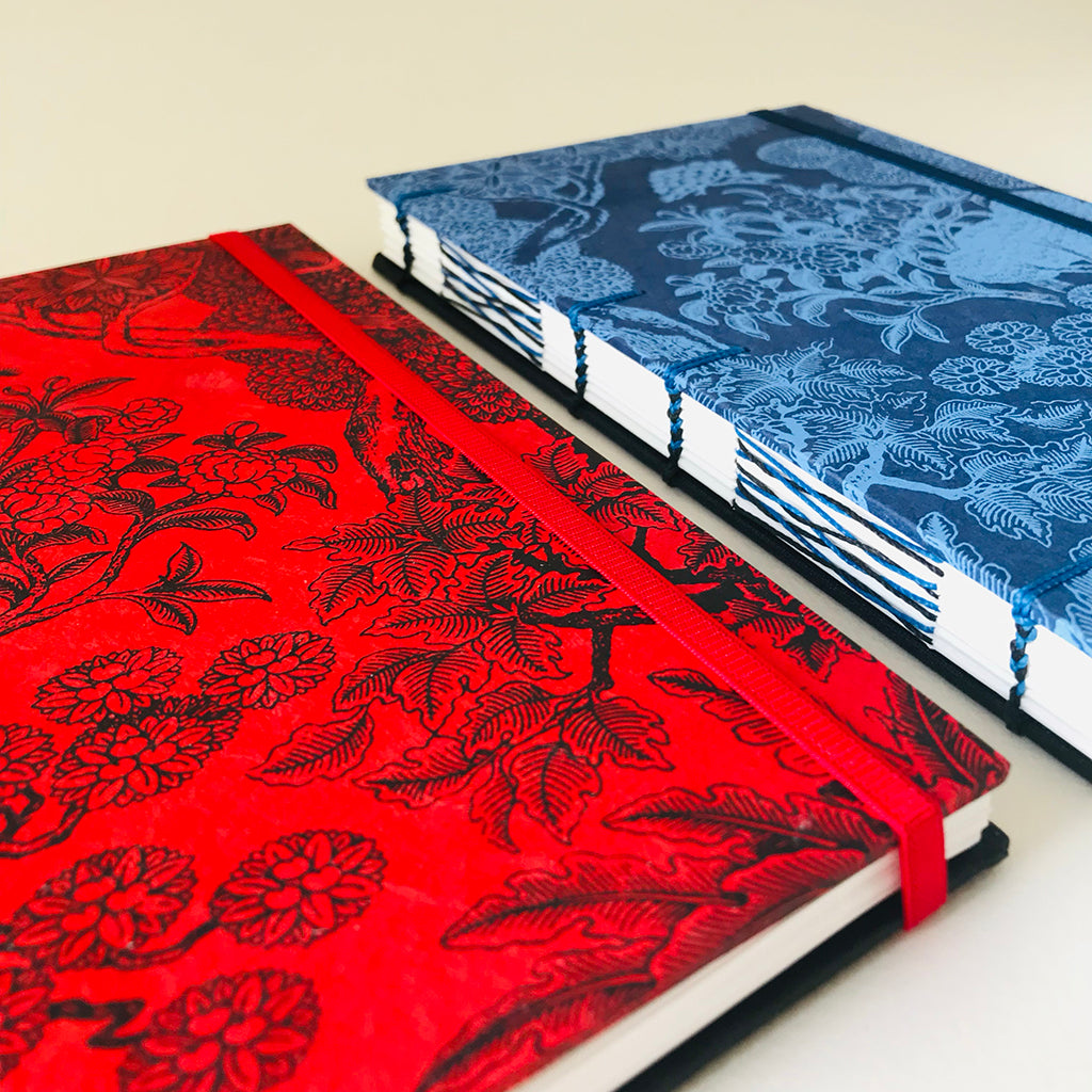 Carnet artisanal en papier népalais