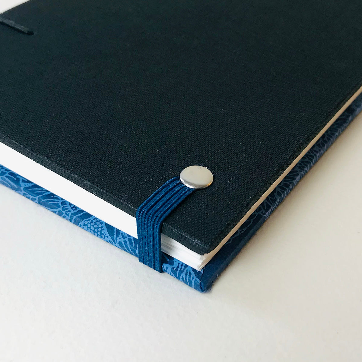 Carnet en papier népalais - Nature bleu