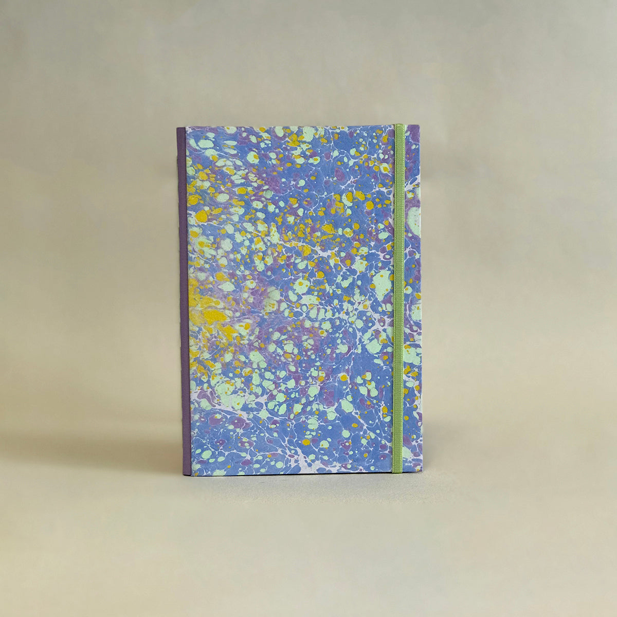 Journal marbré - lilas et vert clair