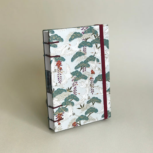 Carnet de notes envolée de grues