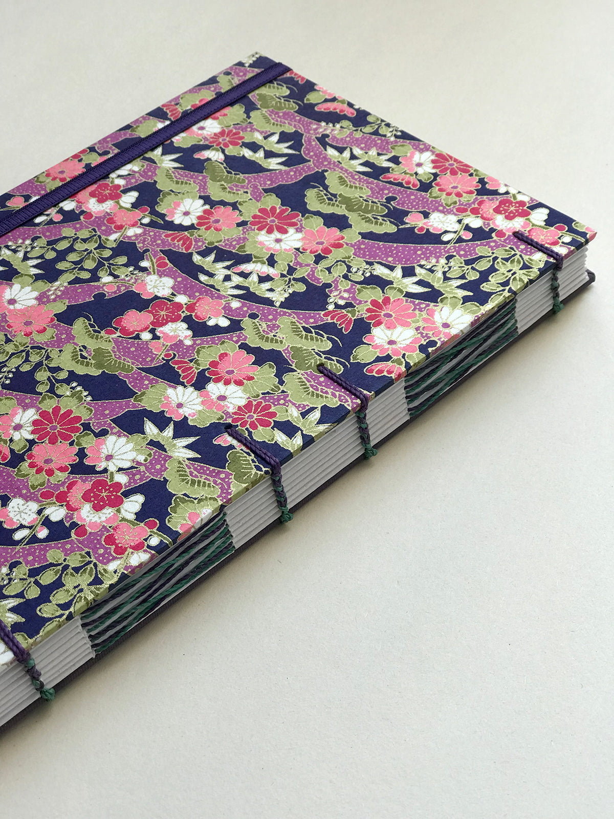 Carnet en papier japonais violette