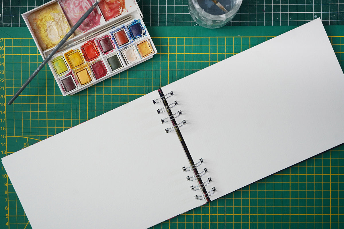 Carnet spirale pour l'aquarelle