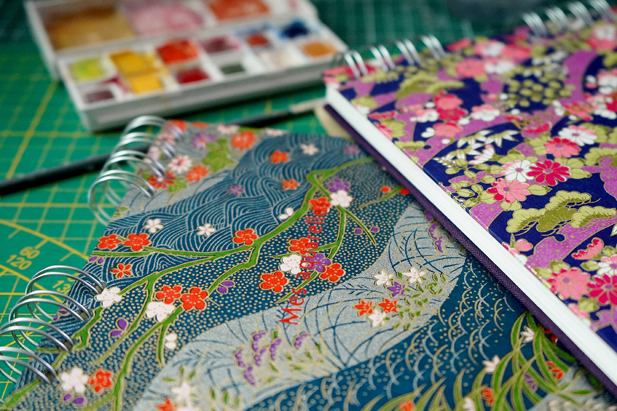 Carnet spirale pour l'aquarelle
