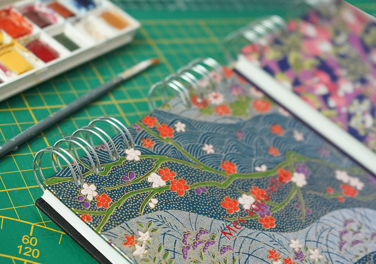 Carnet spirale pour l'aquarelle