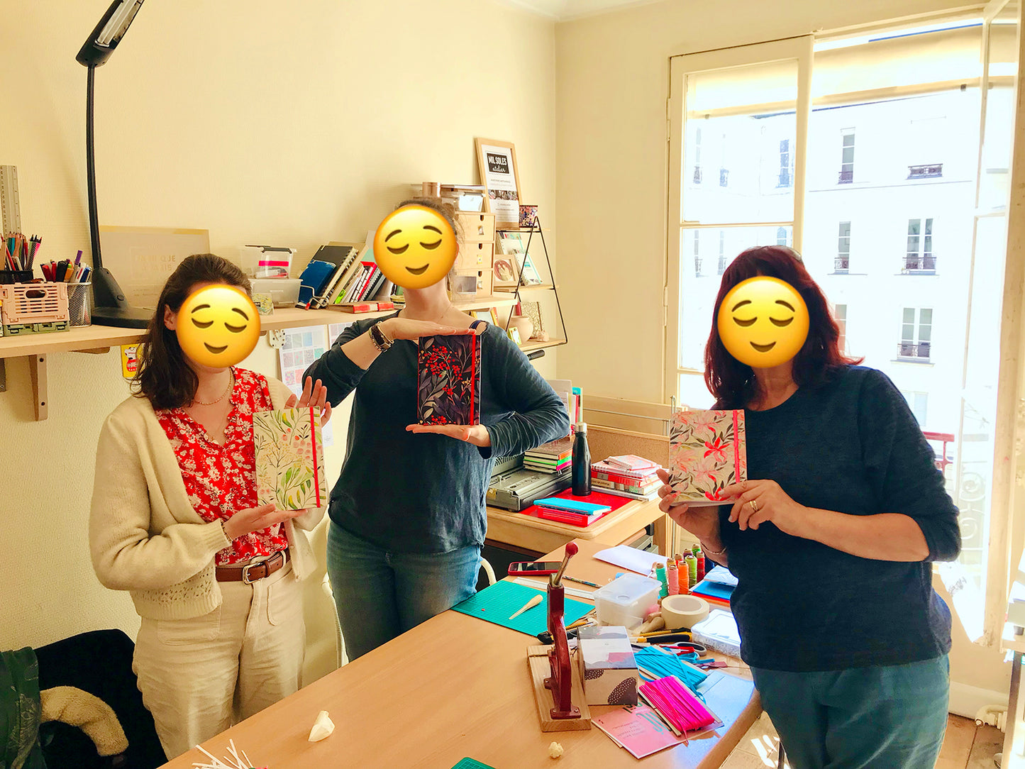 Ateliers créatifs autour de la reliure